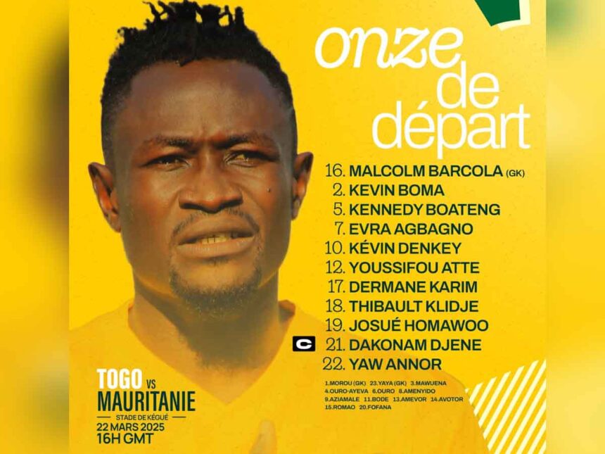Togo-Mauritanie
